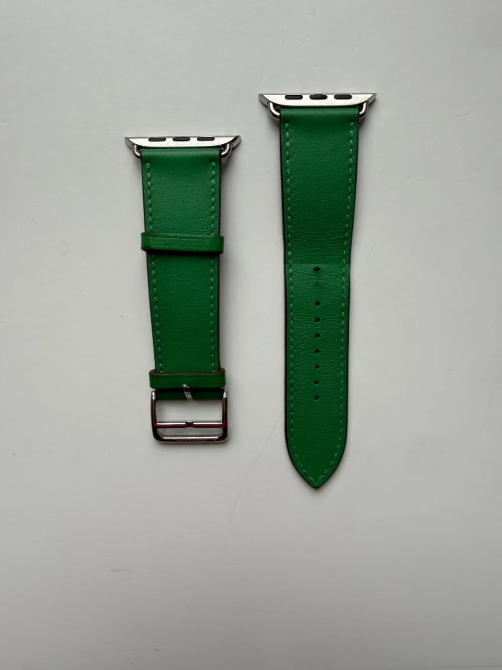 Apple Watch Hermès - 46mm Green leather band